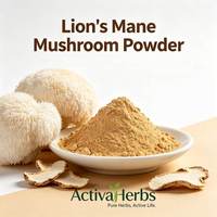 Poudre de champignon crinière de lion naturelle (Hericium Erinaceus) de qualité alimentaire en fût pour café aux champignons