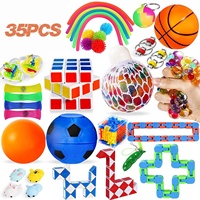 Nouveauté la plus vendue : Lot de jouets sensoriels anti-stress en silicone à bulles à presser, mini jouets de décompression, cadeaux de Noël