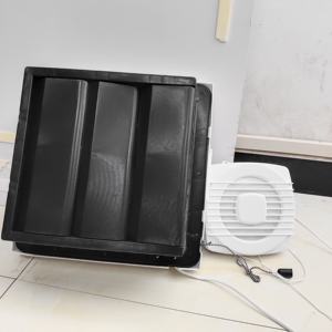 Ventilateur <span class=keywords><strong>d</strong></span>'évacuation électrique 200*200MM Cuisine Salle de bain Ventilateur <span class=keywords><strong>extracteur</strong></span> axial bidirectionnel Moteur CC 100% cuivre Montage mural Plastique - Product Image 2