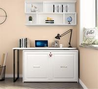 Vente en Gros Foshan Bureau-Lit Blanc Tout-en-Un Meuble de Bureau à Domicile Lit Pliant Bureau Ordinateur Pliable en Vente