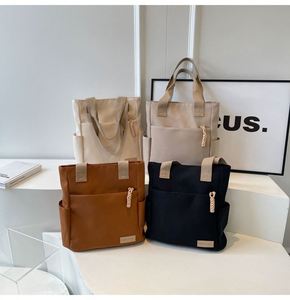 Sac fourre-tout en toile de coton réutilisable et écologique avec logo personnalisé, poche zippée, couleur personnalisée, utilisation promotionnelle pour les étudiantes - Product Image 3