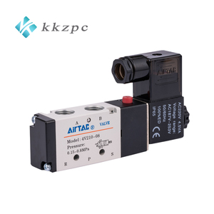 <span class=keywords><strong>Airtac</strong></span>-Válvula Solenoide neumática de control de aire, 5/2way <span class=keywords><strong>4V210</strong></span>-<span class=keywords><strong>08</strong></span> 24V 220V - Product Image 3