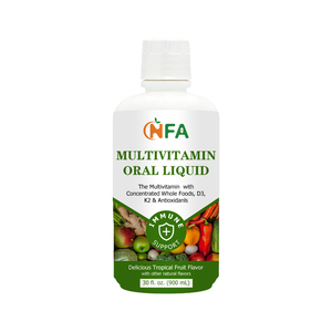 Private Label Multivitamin Oral <b>Liquid</b> with <b>Vitamin</b> B12 Supplement Supports Energy Production Healthy Immune System Oral <b>Liquid</b> - Product Image 1