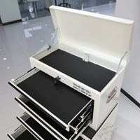 Bojue Neues Design Salon-Möbel Friseursalon-Schrank Moderner Gold-Salon-Werkzeugwagen Metall-Friseurschrank mit Schublade