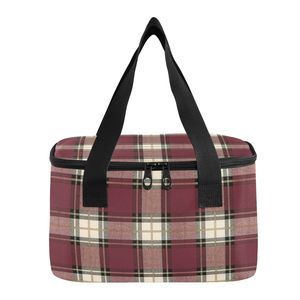 Custom <b>Lunch</b> Bag with Logo Insulated Plaid Cooler Hand Bag Wholesale Printed Reusable Thermal <b>Lunch</b> <b>Box</b> Bag <b>for</b> <b>Women</b> Men Office - Product Image 1