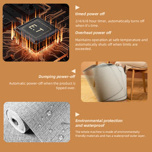 Calentador de pies eléctrico portátil para oficina y hogar, calentador infrarrojo de espacio plegable, calentador Personal debajo de la <span class=keywords><strong>Mesa</strong></span> para piernas y pies - Product Image 5