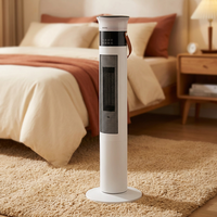 Calentador de Plástico de Calentamiento Rápido, Silencioso y de Bajo Consumo, Elemento Calefactor PTC, Control por Voz Inteligente con IA, Uso Doméstico 21-30