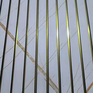 لوحة حائط داخلية حديثة عالية اللمعان تصميم داخلي من الرخام الداخلي للشقة فيلا - Product Image 3