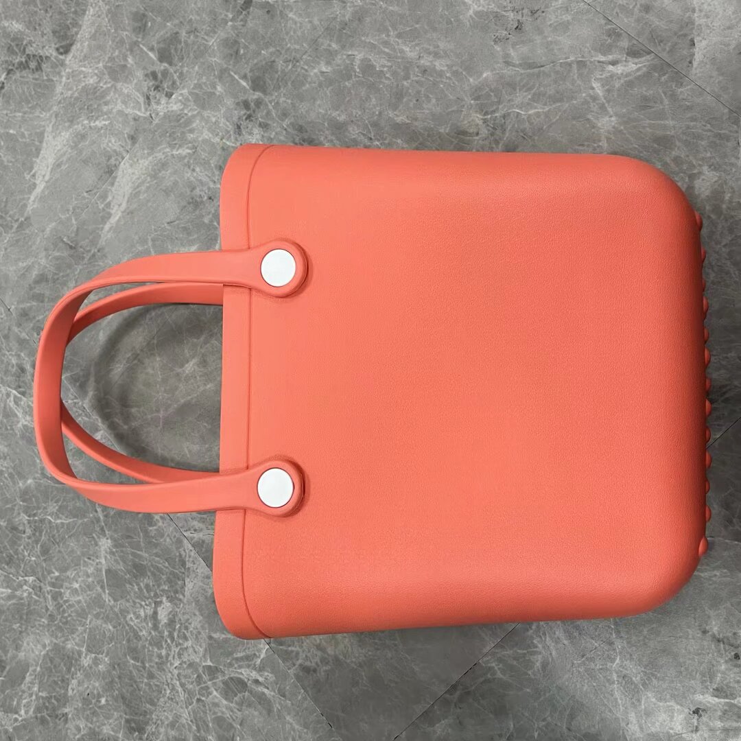 orange red-bag body with eva handles and with 1 side holes