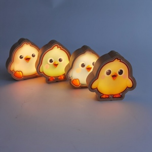 Chim gỗ ánh sáng ban đêm bé ngủ vườn ươm ánh sáng bên cạnh <span class=keywords><strong>USB</strong></span>-C Dimmable vui tươi dễ thương ánh sáng 90 phút tự động tắt - Product Image 5