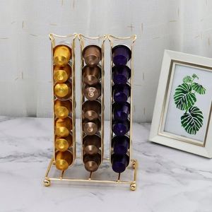Support de rangement en métal doré pour 36 capsules de café, grande capacité, pour dosettes et paniers à capsules - Product Image 4