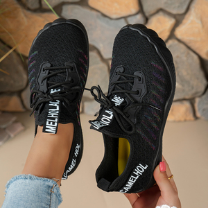 <span class=keywords><strong>Scarpe</strong></span> da Corsa Casual da Donna Nuove Arrivate Estive, Leggere e Traspiranti con Tomaia in Mesh, Allacciate, Antiscivolo, con Suola Morbida, <span class=keywords><strong>Scarpe</strong></span> Sportive - Product Image 1