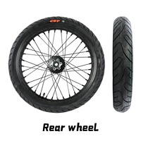 Kit de roues tout-terrain OEM/ODM personnalisé Sur-Ron Ultra Bee UB avec pneus Supermoto et moyeu en aluminium CNC en stock