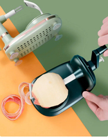 Outils de cuisine rotatifs manuels, éplucheur de pommes de terre et de pommes, éplucheur d'orange multifonction en acier inoxydable