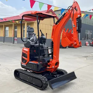 CE EPA Mini Excavators 1ton 2ton 6ton Micro Crawler Digger Machine China Small Miniexcavator Excavator