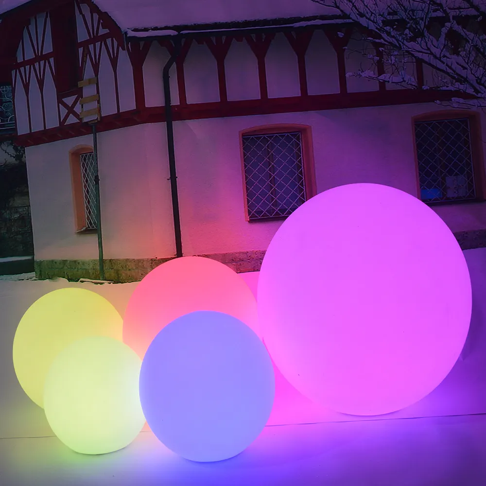 smart moon light /Outdoor Big Plastic LED Spheres, LED Ball Light