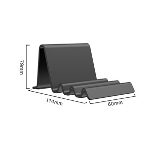 Desktop Phone Holder Wave Shaped Multi Functional Pen Stand Flexible Desk Organizer Universal Mobile Tablet Support - Product Image 3