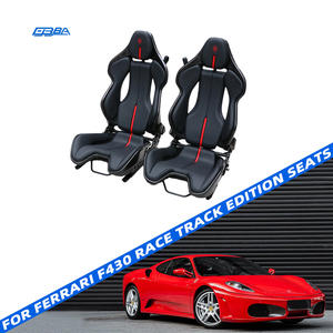 Asientos de Carreras Personalizables de Fibra de Carbono con Soporte Lateral de Alta Resistencia en Forma de Barril para Ferrari F430 - Product Image 1
