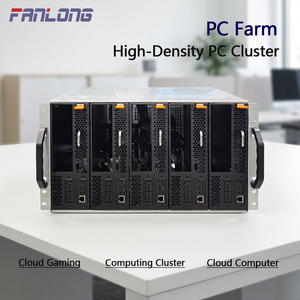 PC Farm6U Servidor de montaje en rack de 5 nodos Chasis Nube Gaming Gestión remota Computación en la nube - Product Image 1