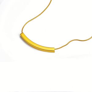 Delicado Collar de Cadena de Serpiente con Cuentas de Cara Feliz, Chapado en Oro de 18K, de Acero Inoxidable, Joyería Personalizada - Product Image 2