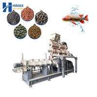 Máquina Extrusora de Alimento Húmedo para Peces de 800 kg por Hora, Línea de Producción de Alimento Acuático