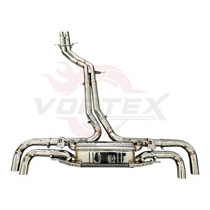 Système d'échappement Catback à soupapes Vortex SS304 pour Audi RSQ8 4M8 4.0T V8 BiTurbo 2019-2024 Quattro, double sortie, système de modification Bolt-On, ensemble de tuyaux - Product Image 1