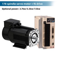 Kit de servomoteur à broche 178 198 265 avec driver ECF6, servomoteur AC à couple élevé de 1,5 à 7,5 kW pour centre d'usinage CNC