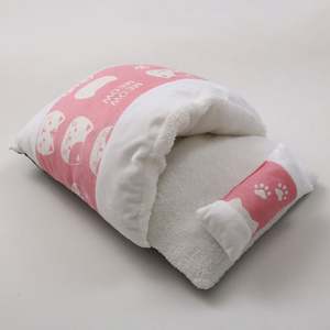 Cama para Mascotas con Logotipo Personalizado al por Mayor, Bolsa de Dormir para Gatos Suave y Cómoda, Cojín Cálido y Duradero para Perros y Gatos - Product Image 1