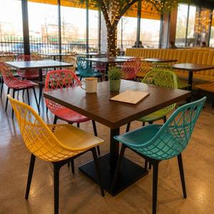 Luxury Commercial Furniture Modern Style Cafe <b>Bench</b> Couch Seating Colorful Chairs Customized Restaurant Sets - Product Image 6