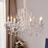 Lustre en cristal K9 français romantique à succès, luminaire suspendu de luxe pour chambre à coucher, salon, décoration intérieure