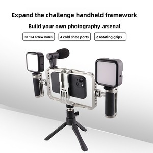 Supporto Universale Multifunzionale Anti-vibrazione per Smartphone, Gabbia Video Rig per iPhone 17/16/15/14 Pro Max Samsung - Product Image 5