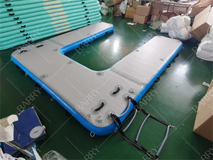 Thả khâu Vật liệu nổi phao thuyền máy bay phản lực trượt tuyết nền tảng, U hình dạng Inflatable nổi jetski Dock - Product Image 5
