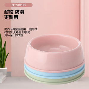Harry YaYa Pet <b>Bowl</b> Plastic Green Smooth Edge <b>Dog</b> Cat Feeding <b>Bowl</b> Large Medium <b>Small</b> Size - Product Image 2