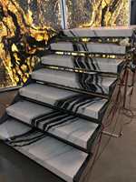 Lumière LED de bordure pour escalier en marbre, nouvelle technologie, rétro-éclairé avec pierre naturelle photoélectrique