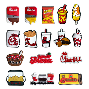 ที่กําหนดเองการ์ตูนรองเท้าCharm 2023 ใหม่แนวโน้มClog Charmไก่<span class=keywords><strong>Fil</strong></span>มันฝรั่งทอดไก่ทอดสําหรับรองเท้าสร้อยข้อมือของขวัญเด็ก - Product Image 1