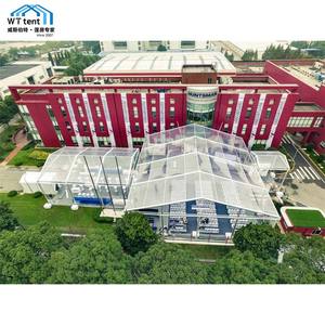 เต็นท์งานแต่งงานกันน้ำขนาดใหญ่พิเศษ 20x50 เมตร โครงสร้างอลูมิเนียมอัลลอยด์ สำหรับงานแสดงสินค้ากลางแจ้ง ระยะกว้าง 5 เมตร - Product Image 4