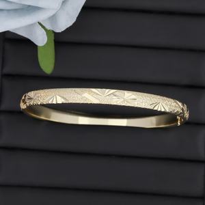 Bracelet ouvert JXX en laiton plaqué or 14 carats, résistant à la rouille et à l'eau - Product Image 2