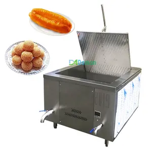 Hot Sale End Twist Donat Deep Frying Pan Daging Ayam Pumpkin Pie Fryer Oven Kering Tahu Falafel Samosa Mesin Penggorengan