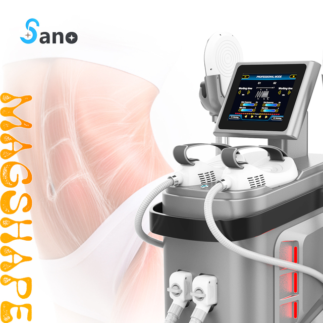 Wholesale Ems 4 Handles Sculpting Machine Ems Rf 7 tesla Bodi Sculpting Body Slimming Shaping Muscle Building Machine