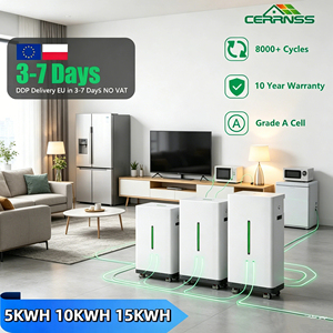 CERRNSS Powerwall, Sistema Solar de 10Kwh/15kwh, Batería de Litio de 48V 100ah/200Ah LiFePO4, Batería de Almacenamiento de Energía - Product Image 1