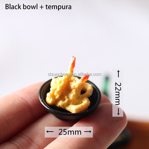 <span class=keywords><strong>1</strong></span>:12 accessori per la casa delle bambole fingono di giocare giapponese Sushi Fish Ball Tempura Bento Box in miniatura in resina da cucina modello alimentare - Product Image 5