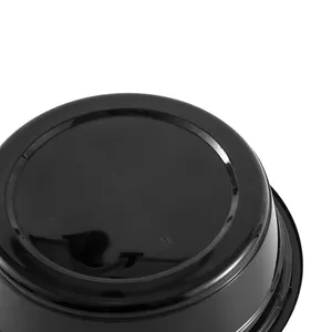 Imbiss PP runder Behälter mit hohem Deckel Bento Box Takeout Bowl Lebensmittel kontakt Kunststoff Lunchboxen Einweg