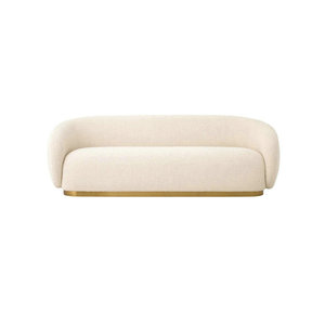 Ensemble de canapés en tissu de laine fait main pour un salon moderne, canapé <span class=keywords><strong>Brice</strong></span> avec revêtement en fourrure de mouton bouclée pour le salon - Product Image 2