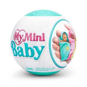 กล่องเซอร์ไพรส์ <span class=keywords><strong>Zuru</strong></span> My Mini Baby 5 ลูกบอลพร้อมตุ๊กตา รถเข็นเด็ก และอุปกรณ์เสริมเปลเด็ก ทำจากพลาสติกสำหรับเด็ก - Product Image 3
