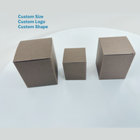 Caja de Embalaje Ecológica para Velas de Papel Kraft Pequeña, Logotipo Personalizado, Laminación Mate y Relieve, Tipo de Forro de Esponja
