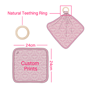 Couverture <span class=keywords><strong>de</strong></span> sécurité en bambou organique durable avec conception d'animal <span class=keywords><strong>bois</strong></span>é mignon couette neutre pour tout-petits en bambou bébé Lovey - Product Image 3