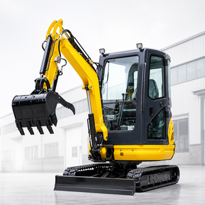 Mini Excavadora de 3.5 Toneladas, Excavadora Compacta de Orugas, Excavadora Hidráulica Pequeña para Construcción Agrícola, Jardinería, Precio de Fábrica, Bajo Costo - Product Image 1