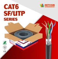 Câble réseau extérieur UTP en cuivre pur Cat6/Cat8/Cat7 de 300 m pour caméra, téléphone portable et ordinateur
