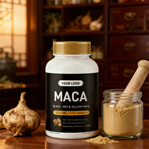 Капсулы Dismok с экстрактом корня маки и женьшеня 4:1 для мужчин – поддержка энергии и иммунитета, экстракт черного перца 4:1, 60 капсул для взрослых - Product Image 1