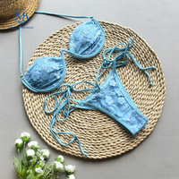 Sexy schattige pailletten thong bikini 2025 nieuwe mode luxe hoge kwaliteit badpak strand hot spring pak